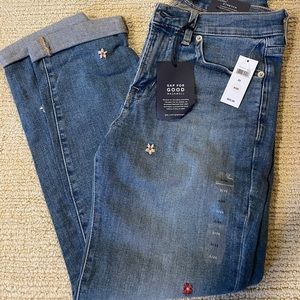 Flower jeans
